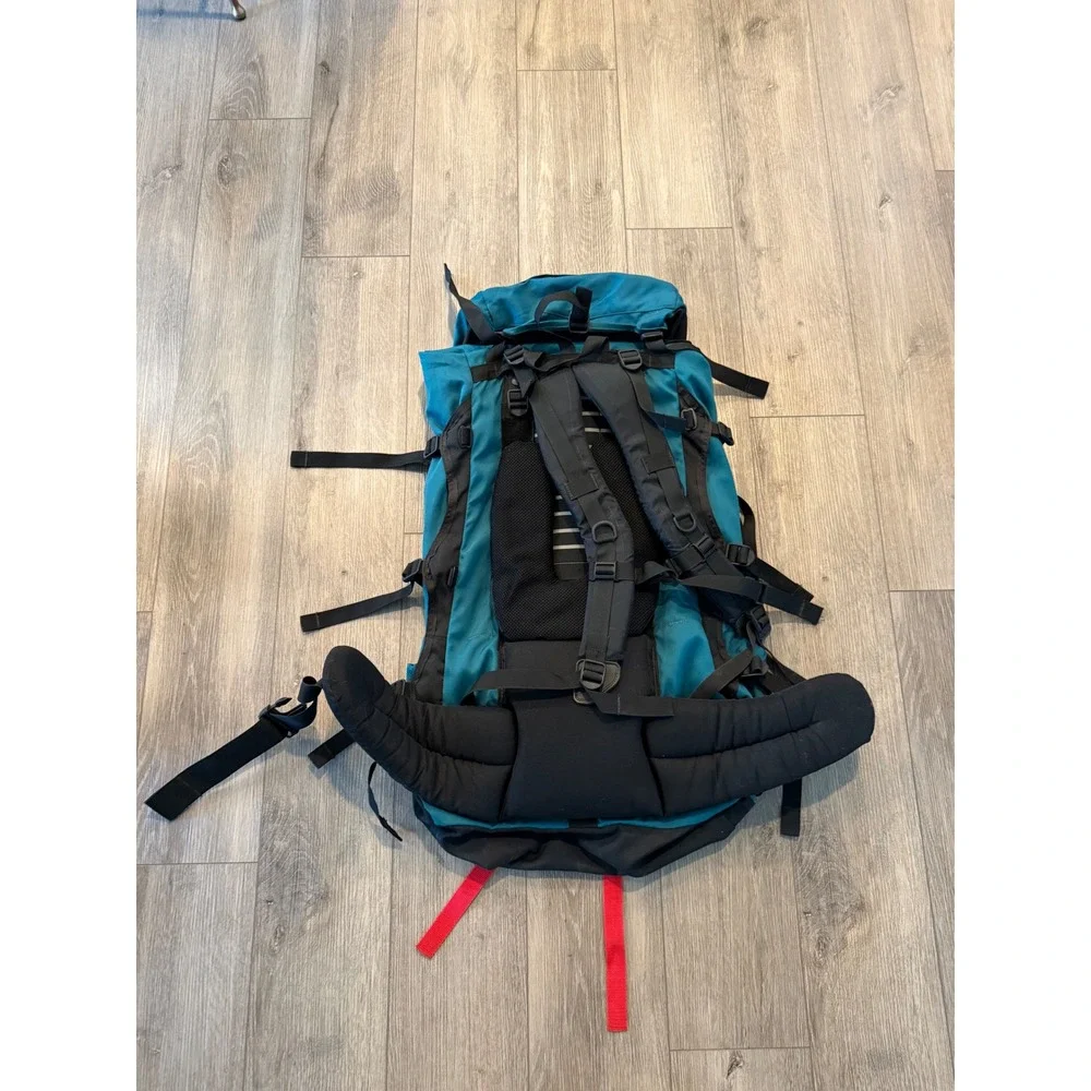 Lowe Alpine Contour IV 90+15 Backpacking Pack Teal Black Hiking Expedition Bag